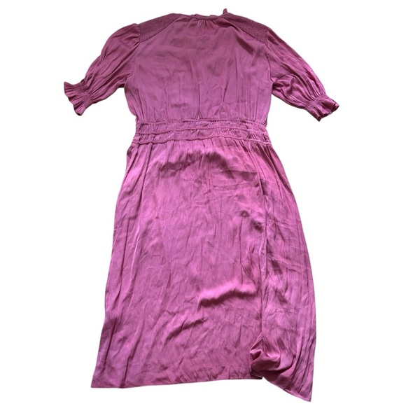 Anthropologie Cape May Midi Dress Current Air Rose Pink Extra Large New With Tag - Picture 3 of 7